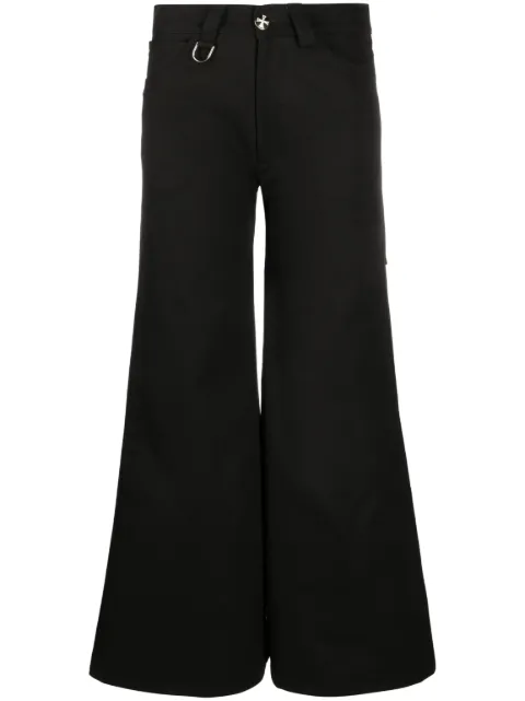 Enfants Riches Déprimés wide-leg cotton trousers Black 120333