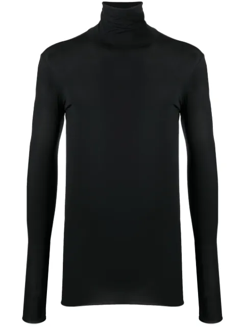 SAPIO high-neck long-sleeve T-shirt Black N11JESREY