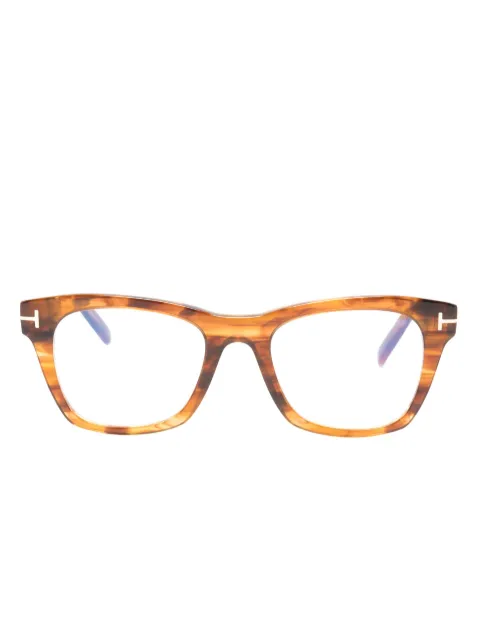 TOM FORD Eyewear square-frame glasses Brown FT5886B