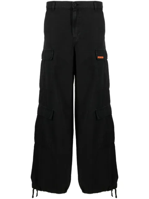 Heron Preston mid-rise cargo trousers Black HWCF008F23FAB0011000
