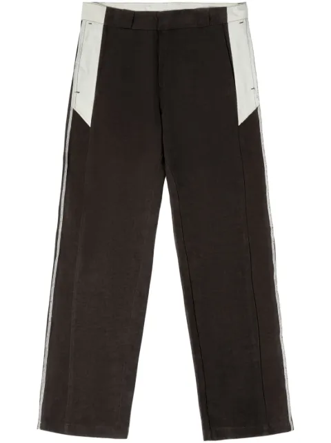 Heron Preston mid-rise straight-leg trousers Brown HMCG010F23FAB0036000