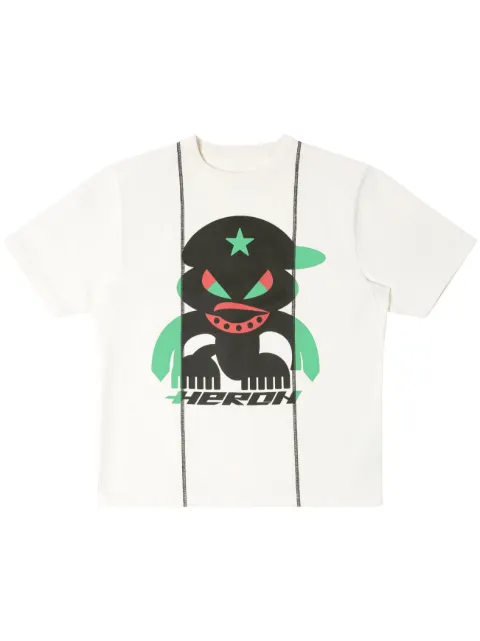 Heron Preston Monster Tape cotton T-shirt White HMAA032F23JER0130410