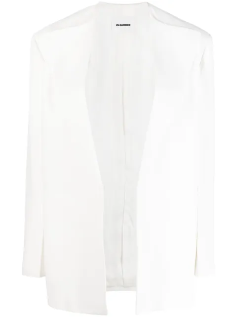 Jil Sander tailored jacket White J03BN0113J65115