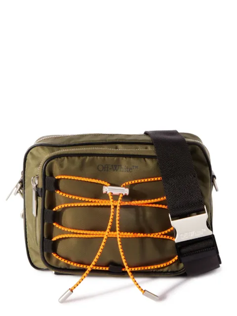 Off-White Courrier camera bag Green OMNQ070F23FAB0015600