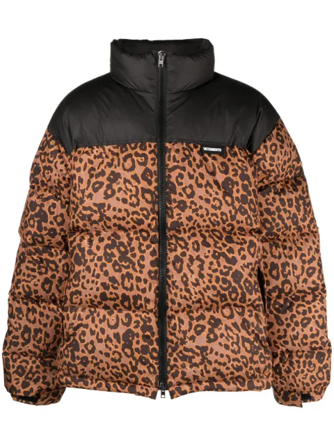 VETEMENTS zip-fastening padded jacket Black UE54JA120L