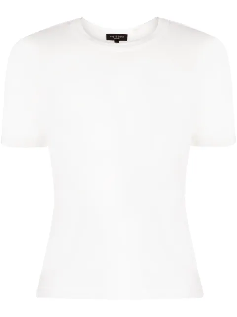 rag & bone short-sleeve modal T-shirt White WAC22FT029NH29