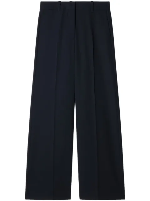 Off-White wide-leg wool trousers Blue OWCA174F23FAB0014747
