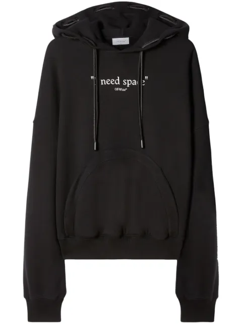 Off-White Give Me Space hoodie Black OMBB119F23FLE0011001