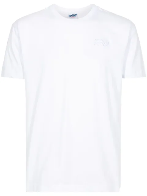 STADIUM GOODS® Stacked Logo "White Tonal" cotton T-shirt White SGS0522