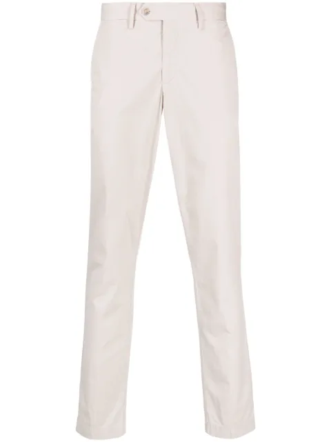 Hackett London slim-cut stretch-cotton chinos Neutrals HM212421