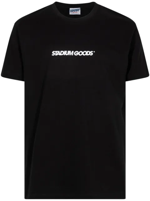 STADIUM GOODS® Horizontal Logo "Black" crew-neck T-shirt Black SGS0516