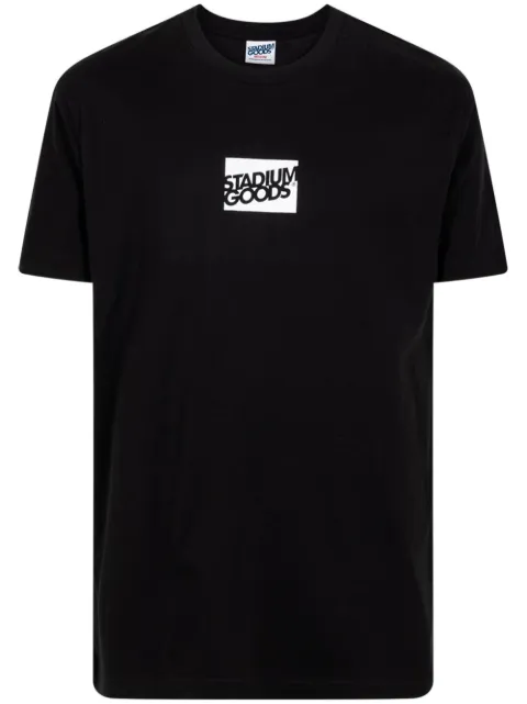 STADIUM GOODS® Boxed Tilt logo "Black" T-shirt Black SGS0514