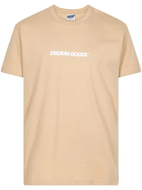 STADIUM GOODS® Horizontal Logo "Sand" T-shirt Neutrals SGS0517