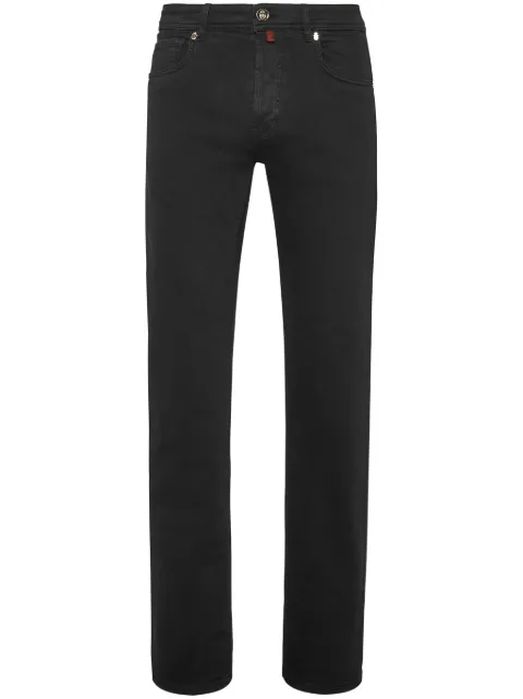 Billionaire low-rise straight-leg jeans Black OACCMDT3591BTE001N