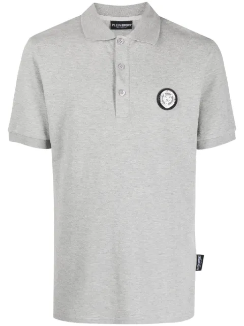 Plein Sport SS Thunder Tiger cotton polo shirt Grey AACCMTK6525STE003N