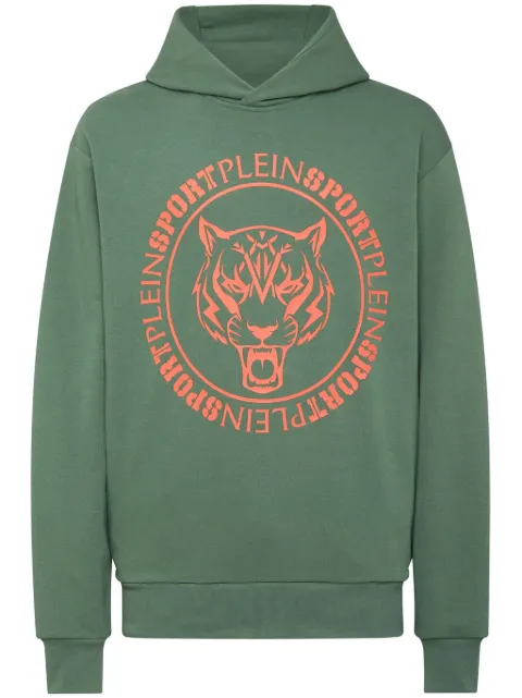 Plein Sport Tiger long-sleeve sweatshirt Green AACCMJB3109SJO001N