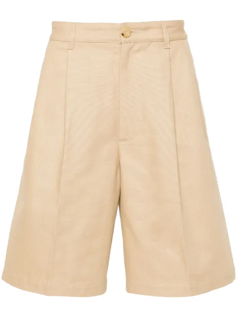 Gucci logo-embroidered shorts Neutrals 738670XDCGP