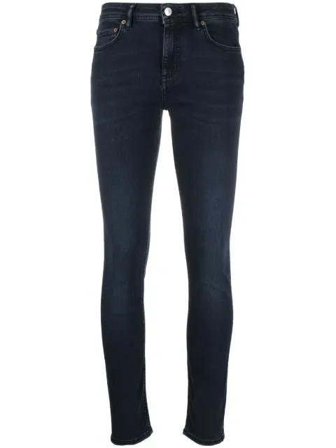 Acne Studios Climb skinny washed denim trousers Blue A00208