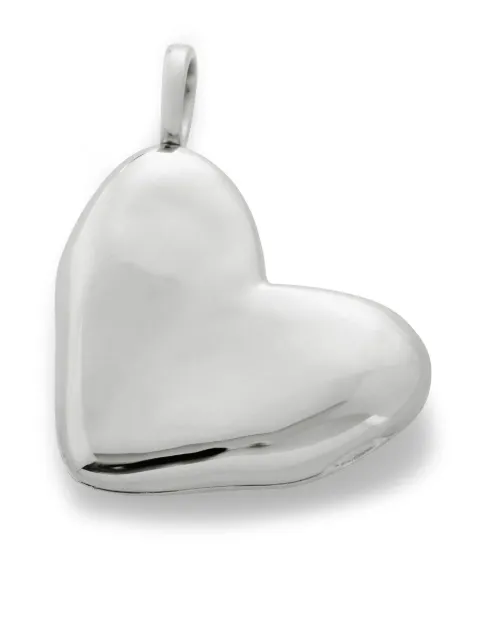 Monica Vinader recycled-silver heart locket Silver SSPTHERTNON