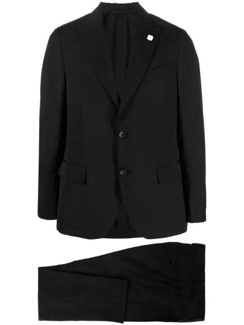 Lardini single-breasted suit Black EP456AVEPSS60435