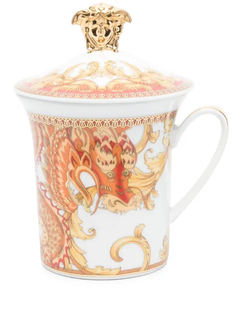 Versace x Rosenthal Asian Dream porcelain mug White 19315403632