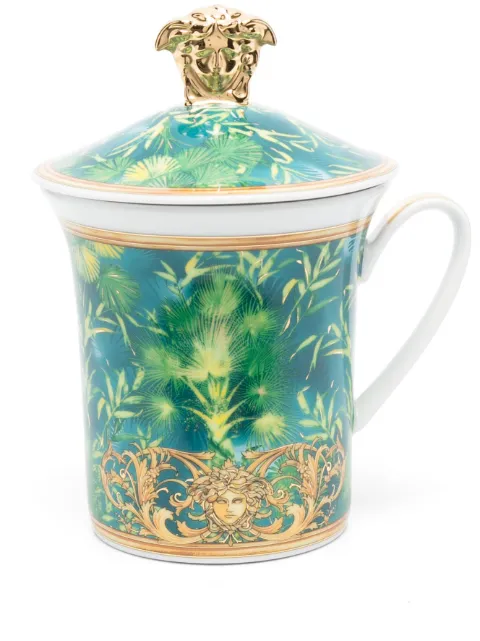 Versace Jungle Animalier ceramic mug Blue 19315403708