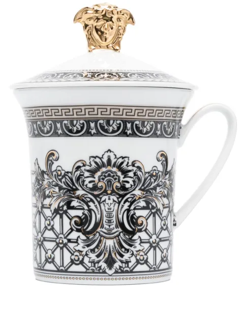 Versace x Rosenthal Marqueterie porcelain mug White 19315409618