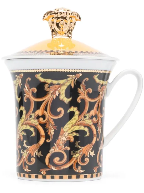 Versace x Rosenthal Barocco porcelain mug Black 19315409606