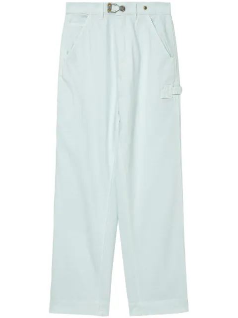 OBJECTS IV LIFE logo-print straight-leg jeans Blue OBJ00230213