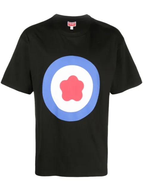 Kenzo Kenzo Target cotton T-shirt Black FD65TS1114SG