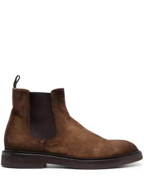 Officine Creative Dude Flexi slip-on leather boots Brown OCUDUFL003LIGC3