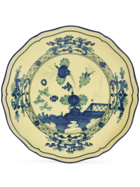 GINORI 1735 floral-motif bread plate (17 cm) Yellow 003RG00FPT110010170G00123900