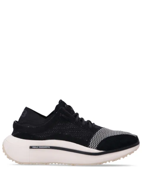 Y-3 Qisan knitted low-top sneakers Black FZ6395