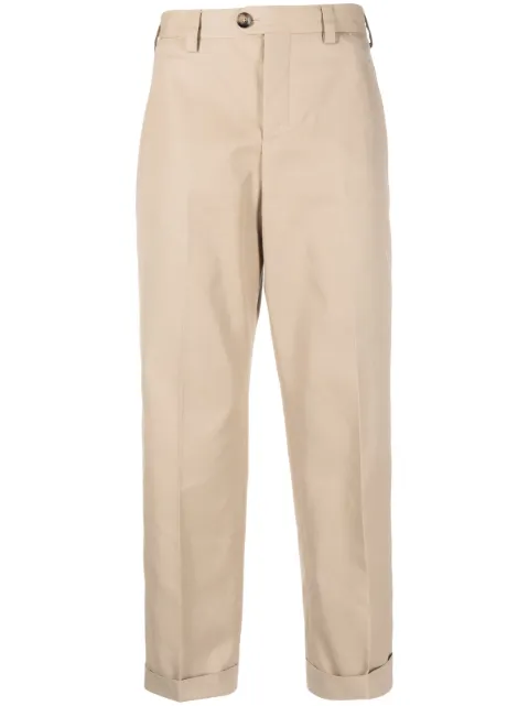 PT Torino pressed-crease chino trousers Neutrals COASWRBL0REWOL03