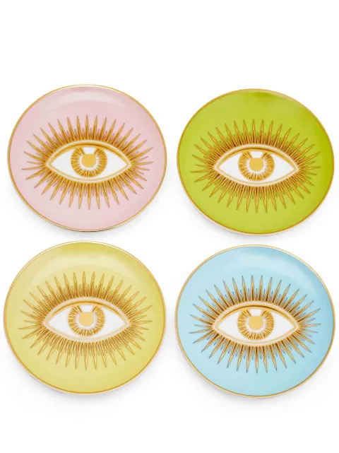 Jonathan Adler Le Wink porcelain coasters (set of four) Pink 27802