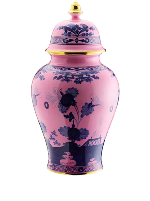 GINORI 1735 Oriente Italiano potiche vase Pink 016RG02FA5356010380G00124500