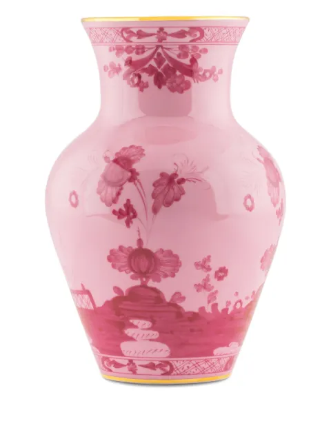 GINORI 1735 Oriente Italiano Porpora Gold Ming vase 016RG02FG6132010250G00124200