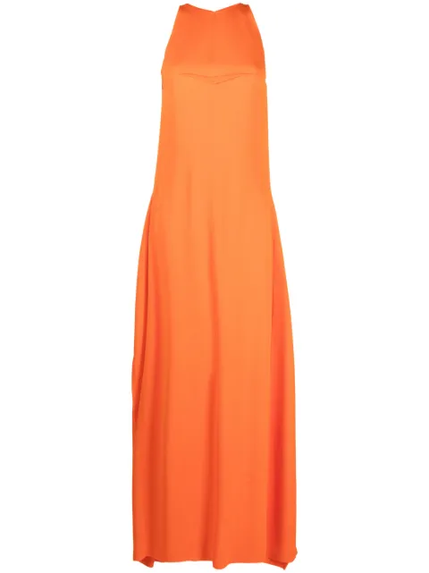 Lanvin ruffled maxi dress Orange RWDR00325648E23