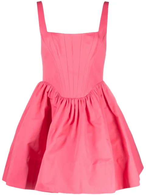STAUD Landscape corset minidress Pink 1417785