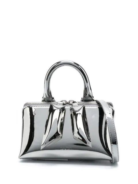 The Attico Friday mini tote bag Silver 236WAH02PU02