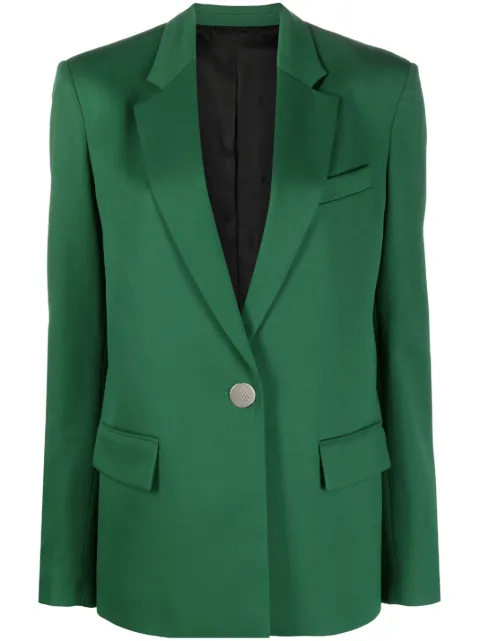 The Attico single-breasted blazer Green 236WCG25W041028