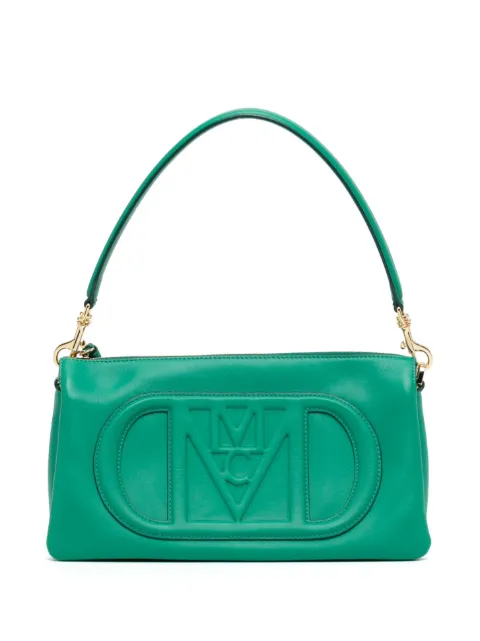 MCM small Travia leather shoulder bag Green MWSDALD02