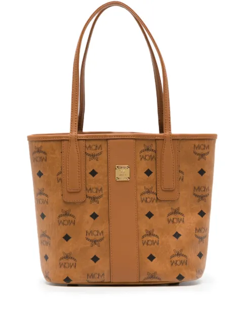 MCM mini Liz reversible tote bag Brown MWPDALR01