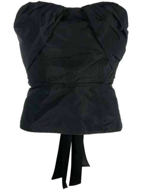 Dolce & Gabbana Pre-Owned 2000s strapless ruched top Black DOG520DT