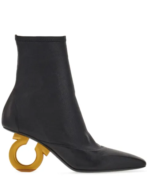 Ferragamo Elina 70mm ankle boots Black 763424