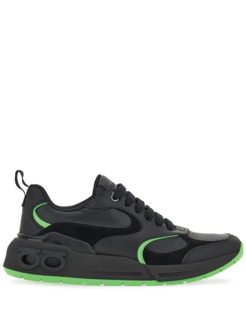Ferragamo two-tone lace-up sneakers Black 762912