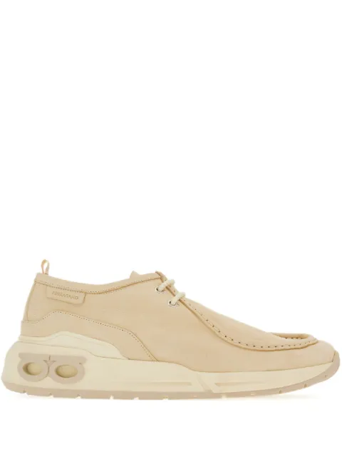 Ferragamo lace-up leather sneakers Neutrals 762898