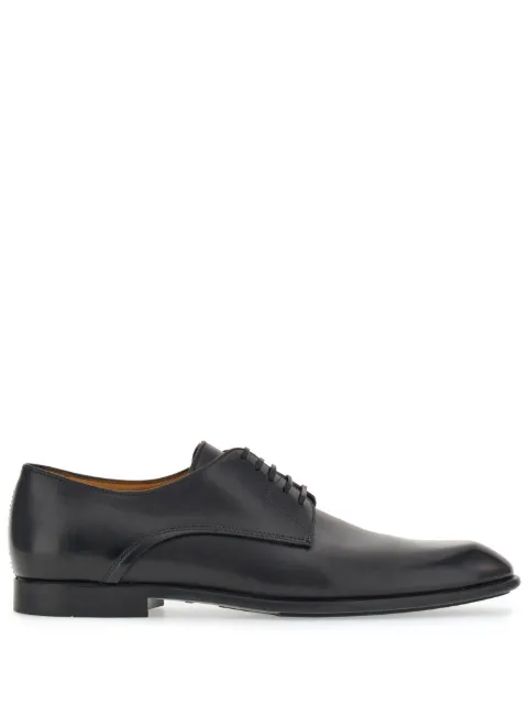 Ferragamo lace-up leather derby shoes Brown 762619