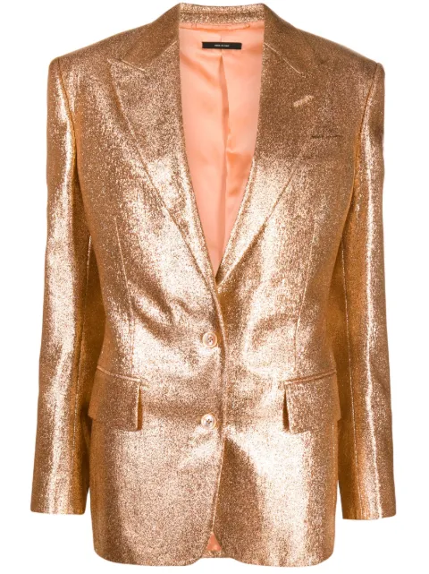 TOM FORD single-breasted blazer Pink GI2945FAX1044