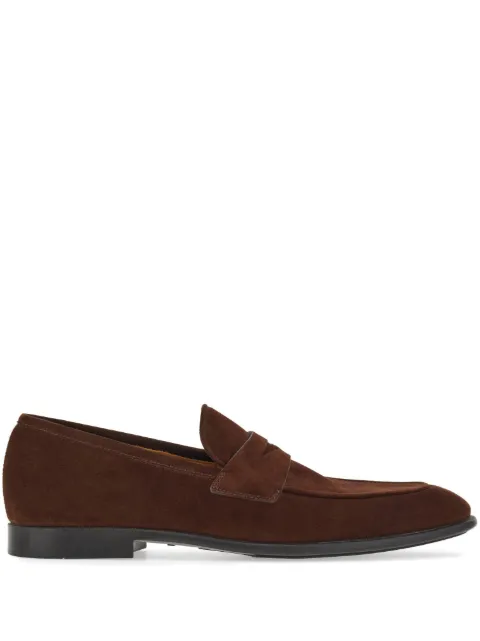 Ferragamo penny-slot leather loafers Brown 762624